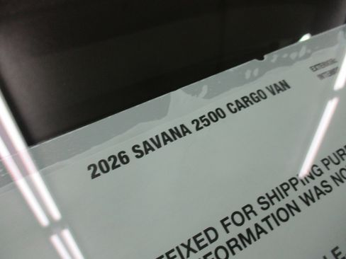 New 2026 GMC Savana 2500 w/ Driver Convenience Package RWD image 5