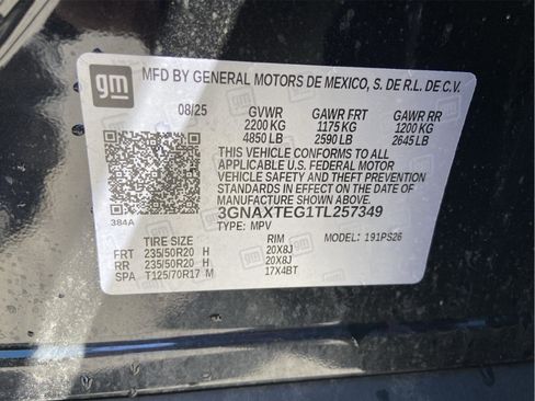 Used 2026 Chevrolet Equinox RS w/ Safety and Technology Package image 78