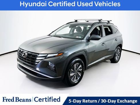 Certified 2022 Hyundai Tucson Blue AWD/4WD image 4