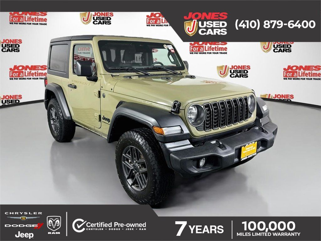 Used 2025 Jeep Wrangler Sport AWD/4WD image 1