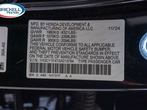 Certified 2025 Honda Accord SE image 41