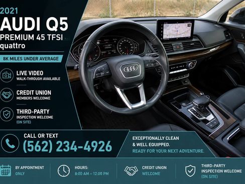 Used 2021 Audi Q5 2.0T Premium w/ Convenience Package AWD/4WD image 1
