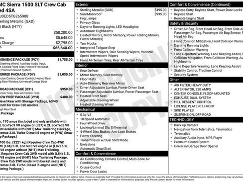 New 2026 GMC Sierra 1500 SLT w/ SLT Convenience Package image 4