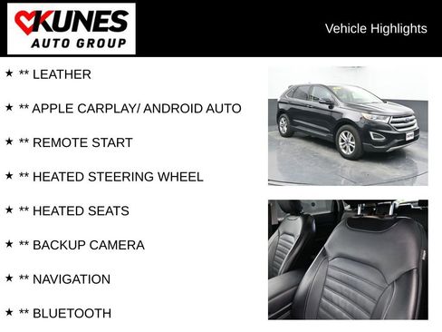 Used 2017 Ford Edge SEL w/ Equipment Group 201A AWD/4WD image 2