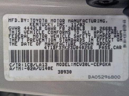Used 2003 Toyota Camry XLE image 27