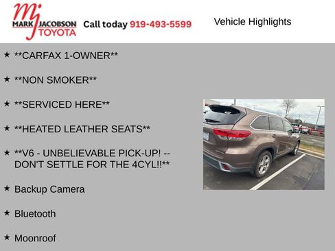 Used 2018 Toyota Highlander Limited image 5