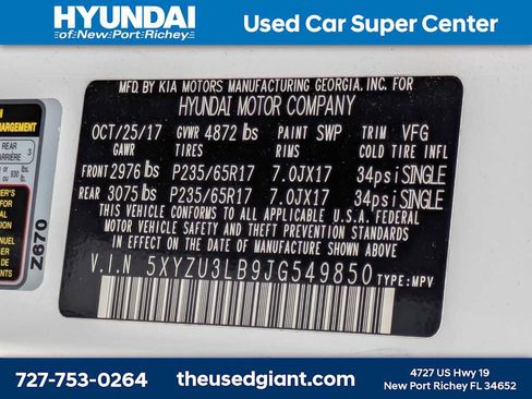 Used 2018 Hyundai Santa Fe Sport w/ 2.4L Tech Package 04 image 42