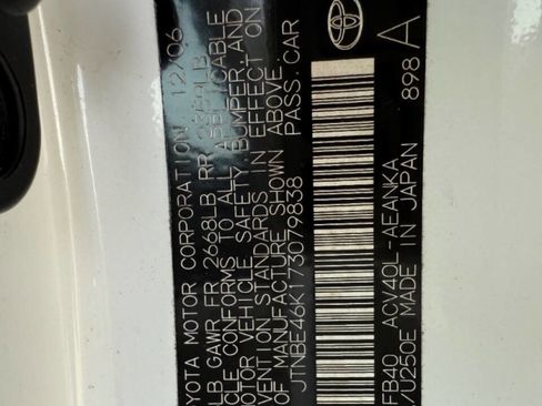 Used 2007 Toyota Camry LE FWD image 27