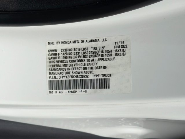 Used 2017 Honda Ridgeline RTL image 31