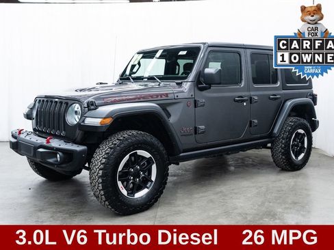 Used 2022 Jeep Wrangler Unlimited Rubicon w/ Steel Bumper Group AWD/4WD image 3