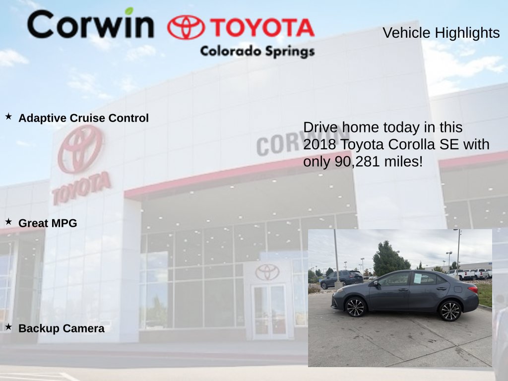Used 2018 Toyota Corolla SE FWD image 6