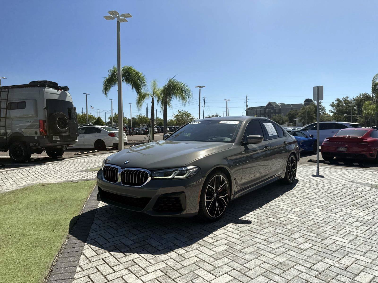 Used 2021 BMW 540i w/ M Sport Package RWD image 2