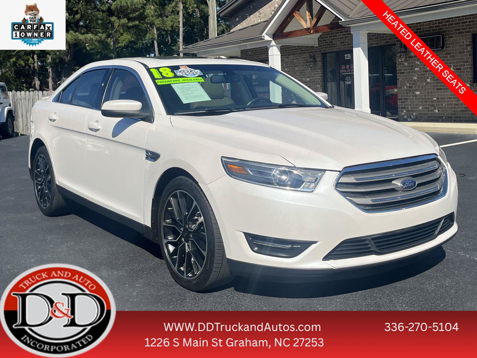 Used 2018 Ford Taurus SEL w/ Equipment Group 201A FWD image 1
