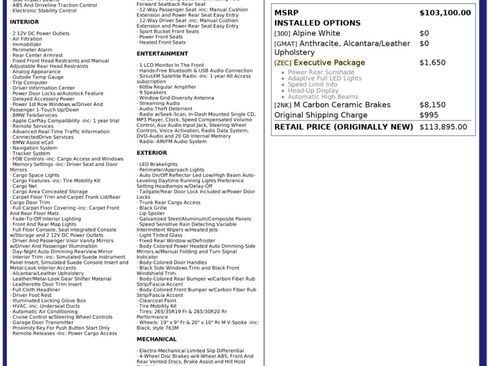 Used 2019 BMW M4 CS w/ Executive Package image 62