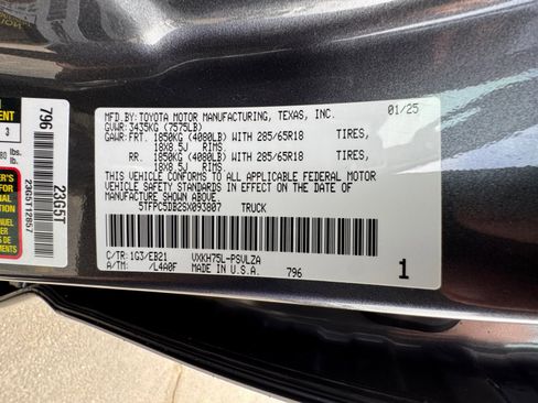 New 2025 Toyota Tundra TRD Pro image 34