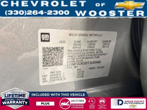 New 2026 Chevrolet Traverse LT w/ Driver Confidence Package image 38