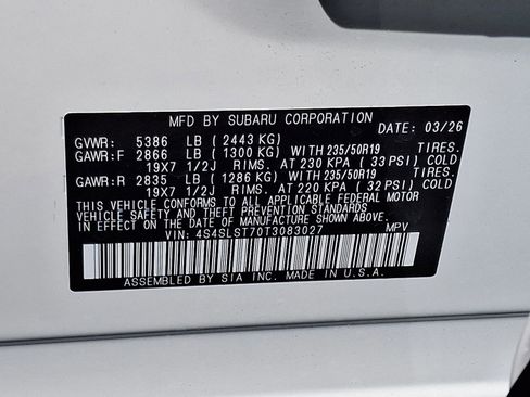 New 2026 Subaru Forester Touring AWD/4WD image 12