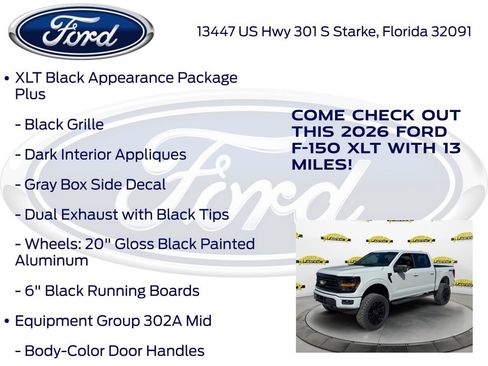 New 2026 Ford F150 XLT w/ Equipment Group 302A MID AWD/4WD image 20