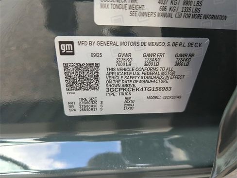 New 2026 Chevrolet Silverado 1500 Custom Trail Boss w/ Turbomax Blackout Package image 33