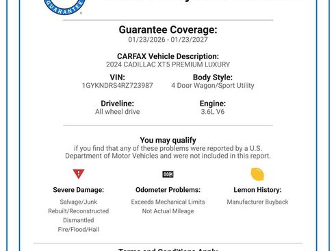 Used 2024 Cadillac XT5 Premium Luxury w/ LPO, Floor Liner Package AWD/4WD image 63
