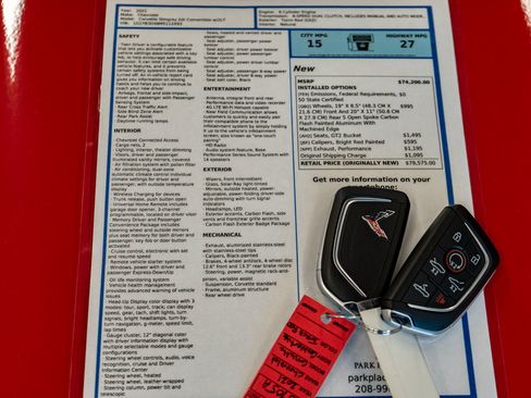 Used 2021 Chevrolet Corvette Stingray Preferred Conv w/ 2LT RWD image 51