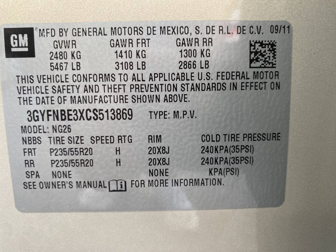 Used 2012 Cadillac SRX Performance FWD image 35