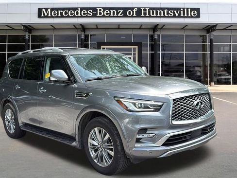 Used 2021 INFINITI QX80 Luxe w/ Cargo Package RWD image 1