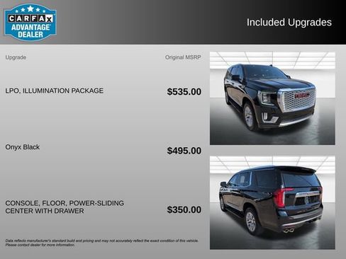 Used 2021 GMC Yukon Denali w/ LPO, Illumination Package image 3