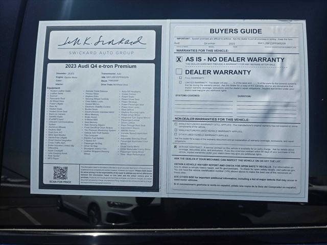 Used 2023 Audi Q4 e-tron Premium Plus w/ Premium Plus AWD/4WD image 17