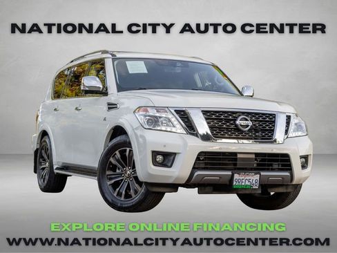 Used 2019 Nissan Armada Platinum w/ Cargo Package image 1