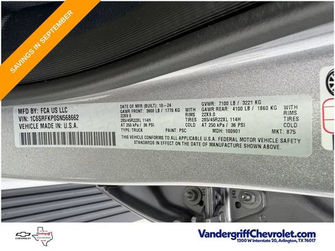 Used 2025 RAM 1500 Tungsten w/ Off Road Group AWD/4WD image 30