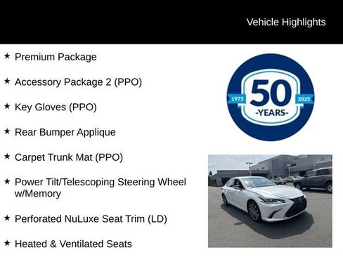 Used 2021 Lexus ES 350 w/ Premium Package FWD image 5