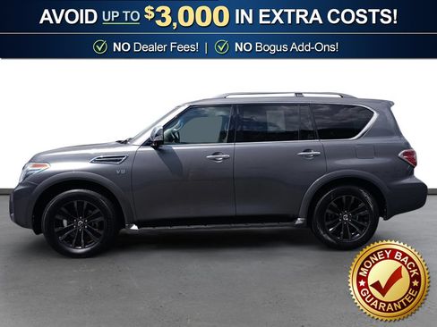 Used 2019 Nissan Armada Platinum w/ Captain's Chairs Package RWD image 2