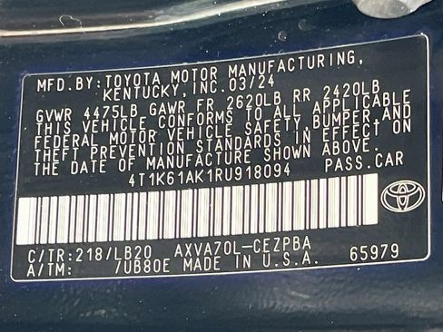 Used 2024 Toyota Camry XSE FWD image 30