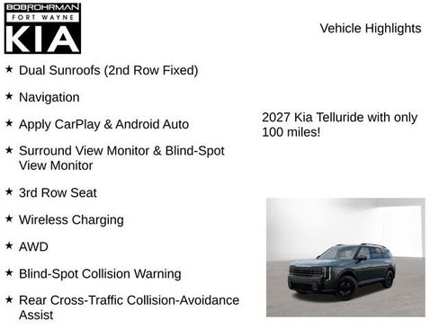 New 2027 Kia Telluride SX Prestige X-Line AWD/4WD image 7
