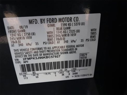 Certified 2019 Ford Edge SEL w/ Equipment Group 201A image 24