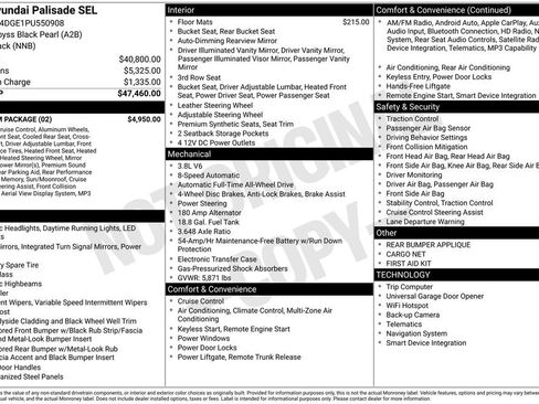 Used 2023 Hyundai Palisade SEL w/ Premium Package image 14