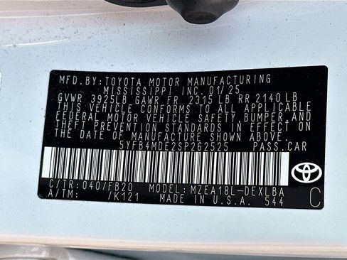 Used 2025 Toyota Corolla LE image 12