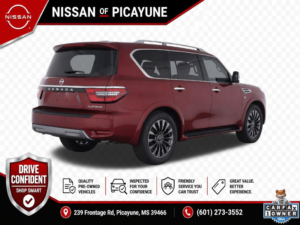 Certified 2023 Nissan Armada Platinum w/ Captain's Chairs Package RWD image 6