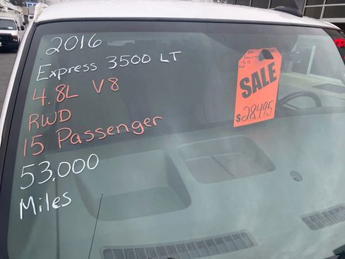 Used 2016 Chevrolet Express 3500 LT w/ LT Preferred Equipment Group image 3