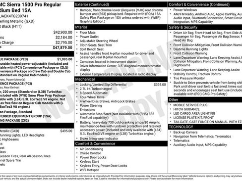 New 2026 GMC Sierra 1500 Pro w/ Pro Value Package AWD/4WD image 18