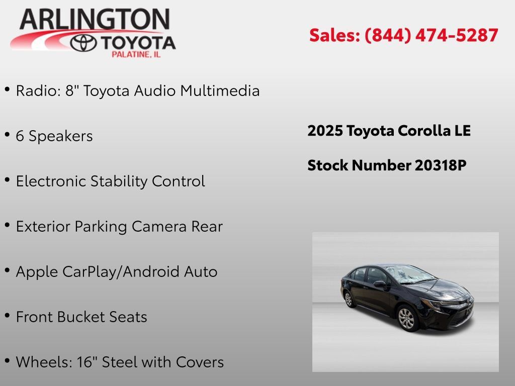 Used 2025 Toyota Corolla LE FWD image 4