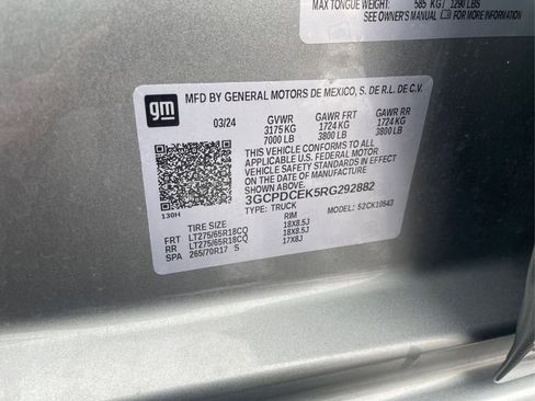 Used 2024 Chevrolet Silverado 1500 Custom Trail Boss w/ Dark Appearance Package image 33