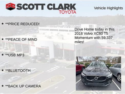 Used 2018 Volvo XC60 T5 Momentum w/ Convenience Package image 11