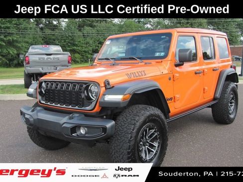 Certified 2025 Jeep Wrangler Unlimited Sport AWD/4WD image 1