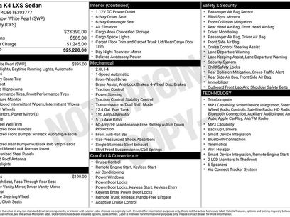 New 2026 Kia K4 LXS