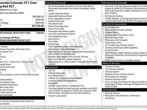 Used 2017 Chevrolet Colorado Z71 AWD/4WD image 4