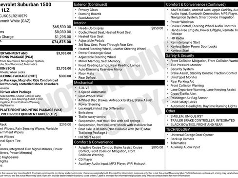 Used 2020 Chevrolet Suburban Premier image 10