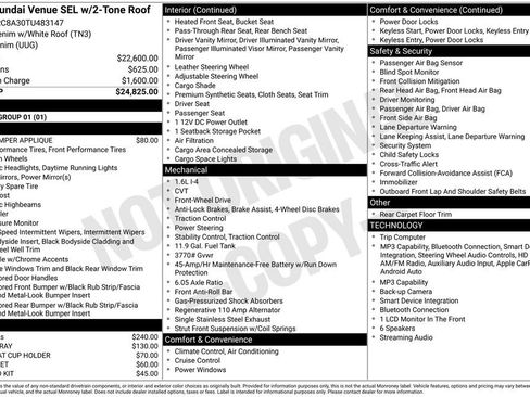 New 2026 Hyundai Venue SEL FWD image 6