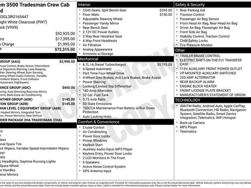 Used 2024 RAM 3500 Tradesman w/ Safety Group image 29